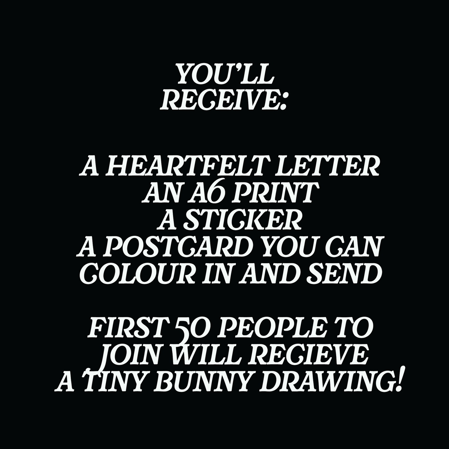 softboiledmail club April Edition (FIRST 50 PEOPLE!)